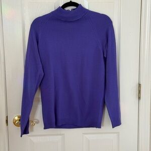 Purple Women's Sweater size L (vintage)
